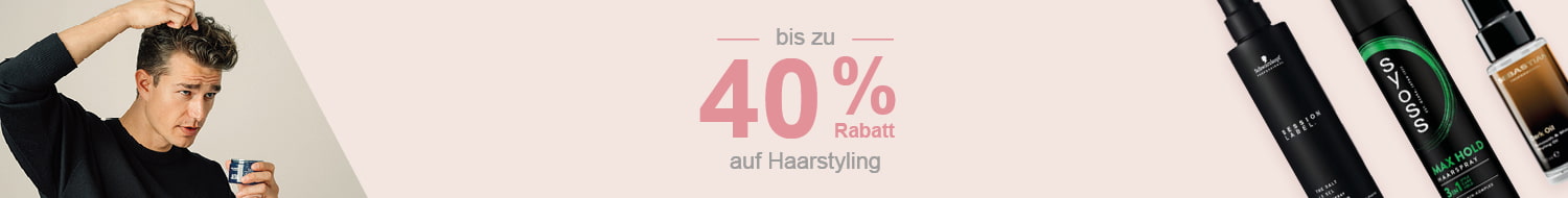 Beauty Weeks: Bis zu -40% auf Haarstyling Produkte