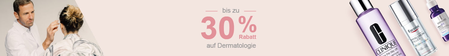 Beauty Weeks: Bis zu -30% auf Dermatologie Produkte