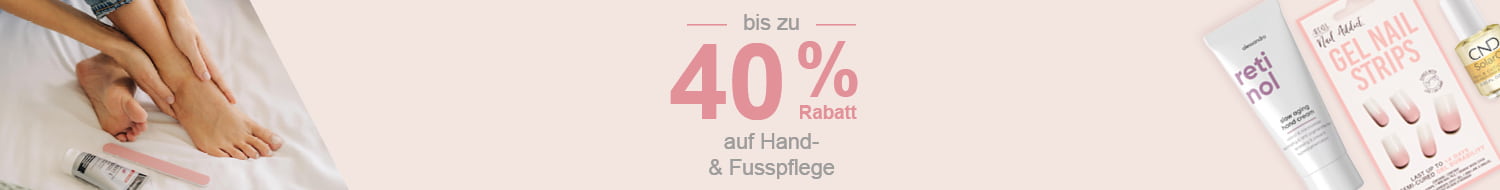 Beauty Weeks: Bis zu -40% auf Hand- & Fusspflege Produkte