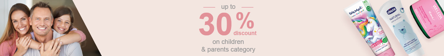 Beauty Weeks: up to -30% off products from the children & parents category