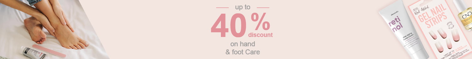 Beauty Weeks: up to -40% off hand and foot care products