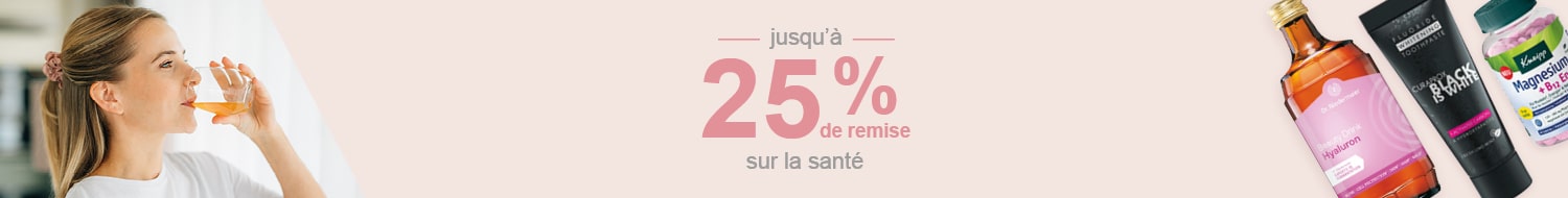Beauty Weeks : jusqu\'à -25 % sur les produits de santé