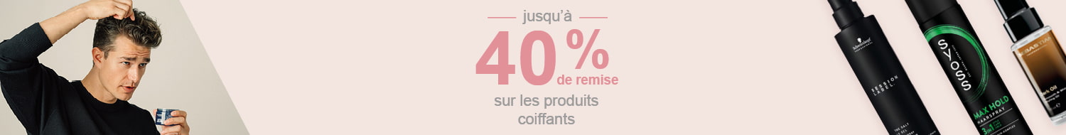 Beauty Weeks : jusqu\'à -40 % sur les produits coiffants