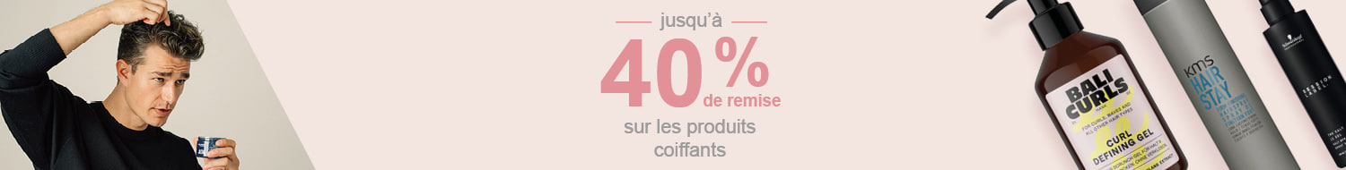 Beauty Weeks : jusqu\'à -40 % sur les produits coiffants