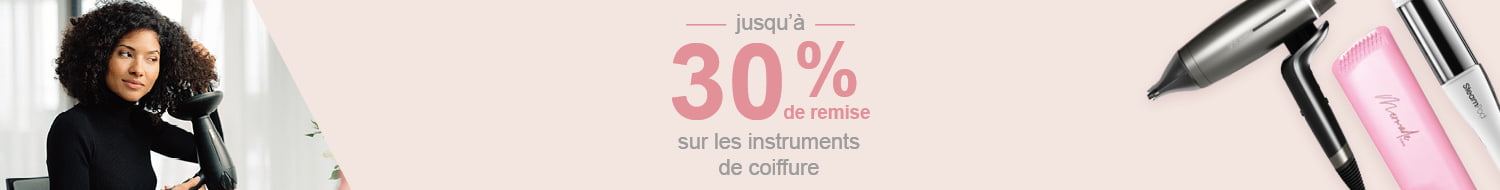 Beauty Weeks : jusqu\'à -30 % sur les instruments de coiffure