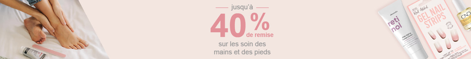 Beauty Weeks : jusqu\'à -40 % sur les produits de soins des mains et des pieds