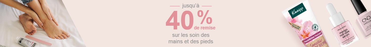 Beauty Weeks : jusqu\'à -40 % sur les produits de soins des mains et des pieds