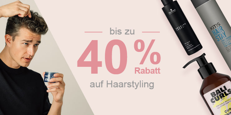 Beauty Weeks: Bis zu -40% auf Haarstyling Produkte