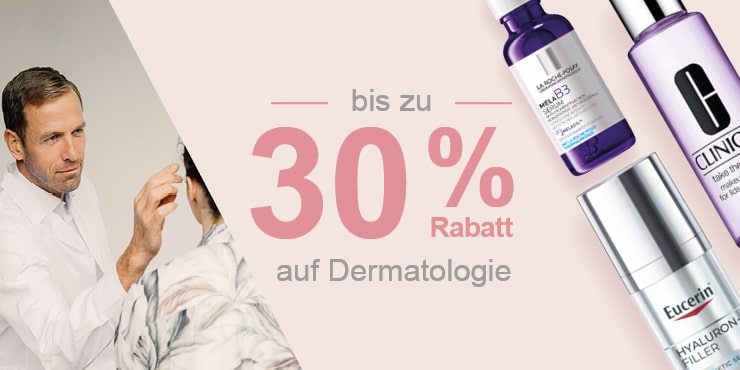 Beauty Weeks: Bis zu -30% auf Dermatologie Produkte