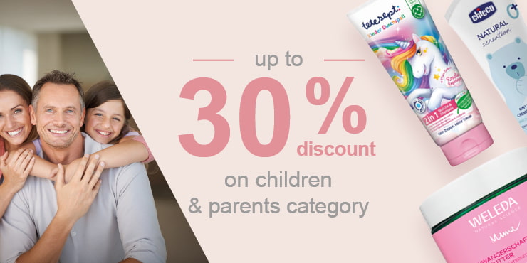 Beauty Weeks: up to -30% off products from the children & parents category