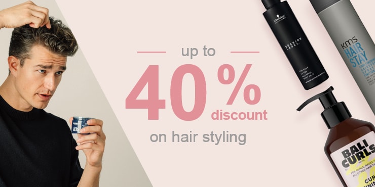 Beauty Weeks: up to -40% off hair styling products