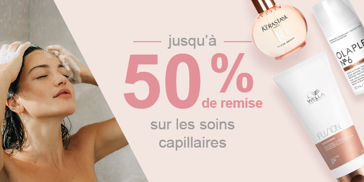 Beauty Weeks : jusqu\'à -50 % sur les produits de soins capillaires