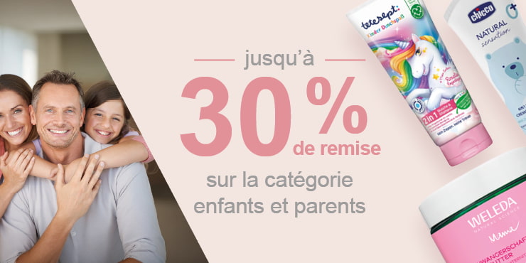 Beauty Weeks : jusqu\'à -30 % sur les produits de la catégorie enfants et parents