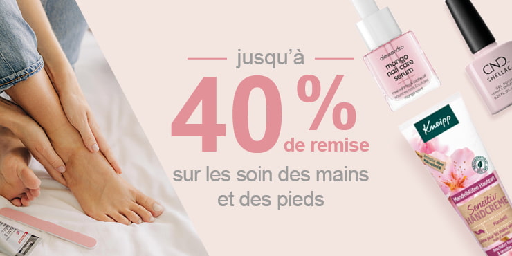 Beauty Weeks : jusqu\'à -40 % sur les produits de soins des mains et des pieds