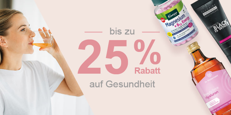 Beauty Weeks: Bis zu -25% auf Gesundheitsprodukte