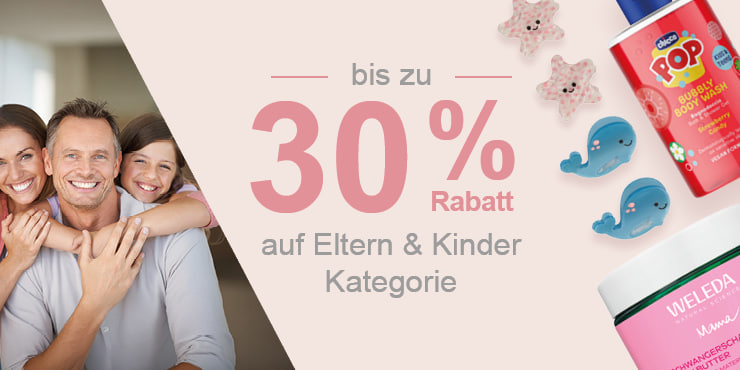 Beauty Weeks: Bis zu -30% auf Produkte für Kinder & Eltern