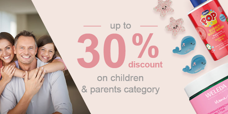 Beauty Weeks: up to -30% off products from the children & parents category