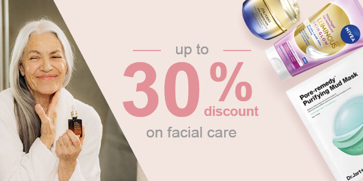 Beauty Weeks: up to -30% off facial care products