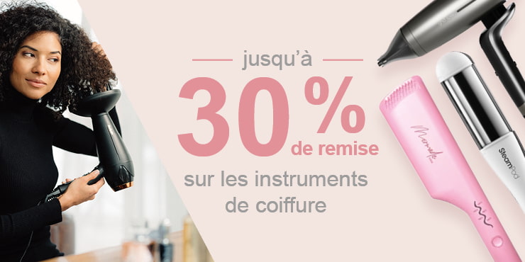 Beauty Weeks : jusqu\'à -30 % sur les instruments de coiffure