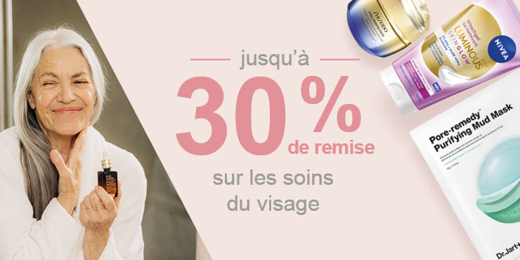 Beauty Weeks : jusqu\'à -30 % sur les produits de soins du visage
