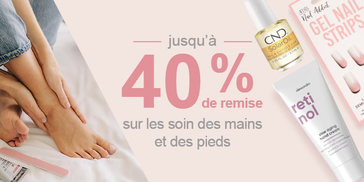 Beauty Weeks : jusqu\'à -40 % sur les produits de soins des mains et des pieds
