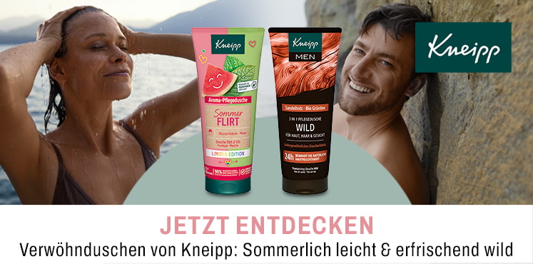 Verwöhnduschen von Kneipp: Sommerlich leicht & erfrischend wild