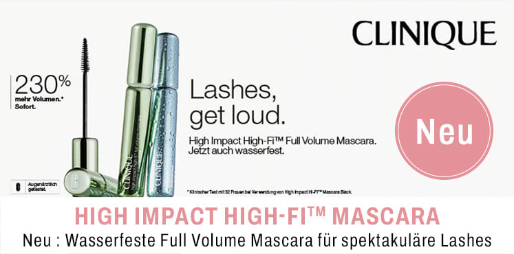 Neu Wasserfeste Full Volume Mascara für spektakuläre Lashes