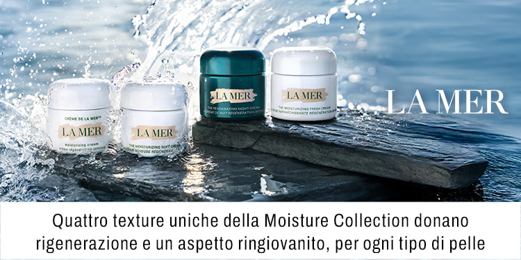 Quattro texture uniche della Moisture Collection donano rigenerazione e un aspetto ringiovanito, per ogni tipo di pelle