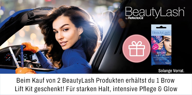Beim Kauf von 2 BeautyLash Produkten erhältst du 1 Brow Lift Kit geschenkt Für starken Halt intensive Pflege und Glow