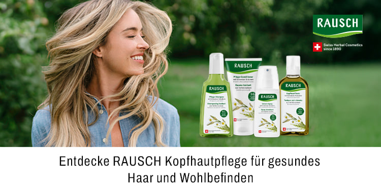 Entdecke RAUSCH Kopfhautpflege für gesundes Haar und Wohlbefinden