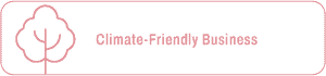 Logo with a tree icon and the text: Climate-neutral company.