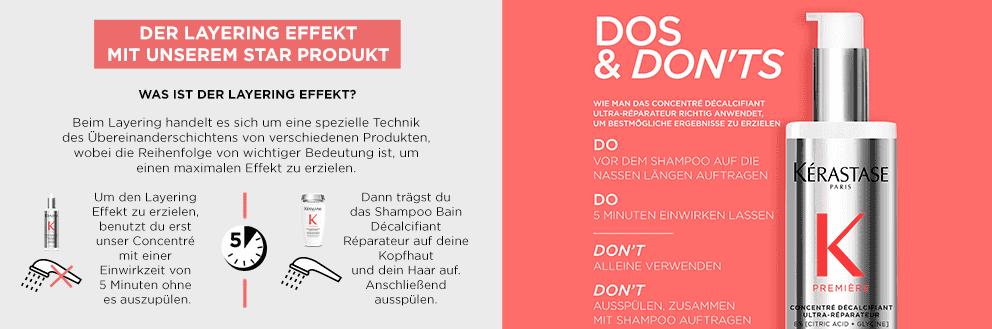 Layering Effekt, Dos, Don\'ts, Anwendung