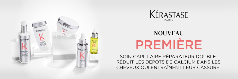 Kérastase, nouveau, soins capillaires de réparation, Première