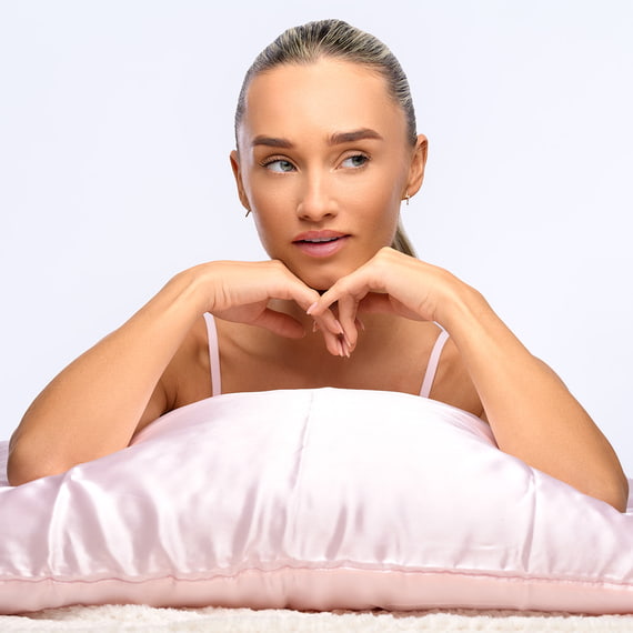 Luxe Satin Pillowcase - Pink