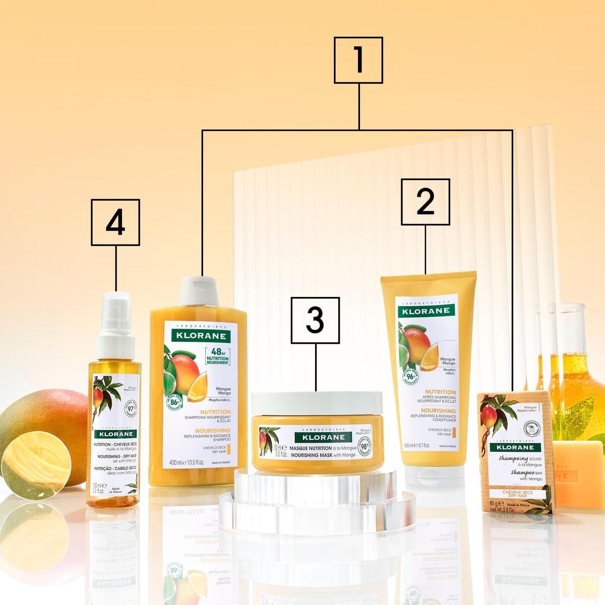 Nourishing Conditioner for Dry Hair with Mango