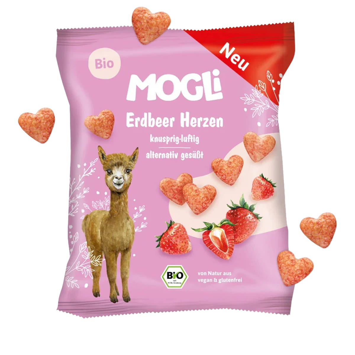 Erdbeer Herzen