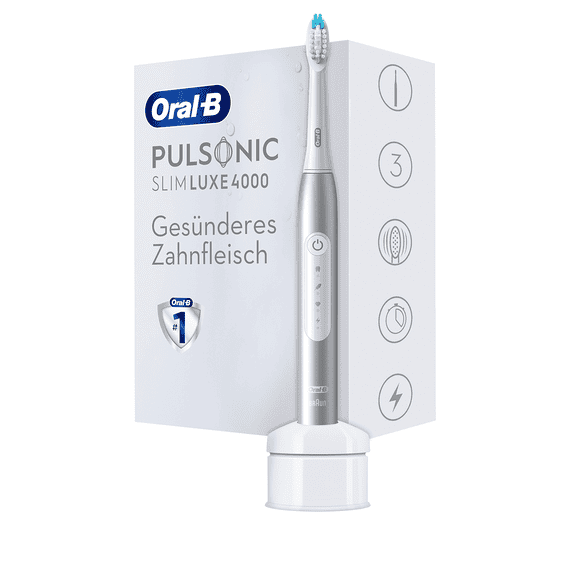 Slim Luxe 4000 Electric Sonic Toothbrush - Platinum