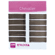 Chevalier pinze per capelli 7 cm Marrone 100 pz.