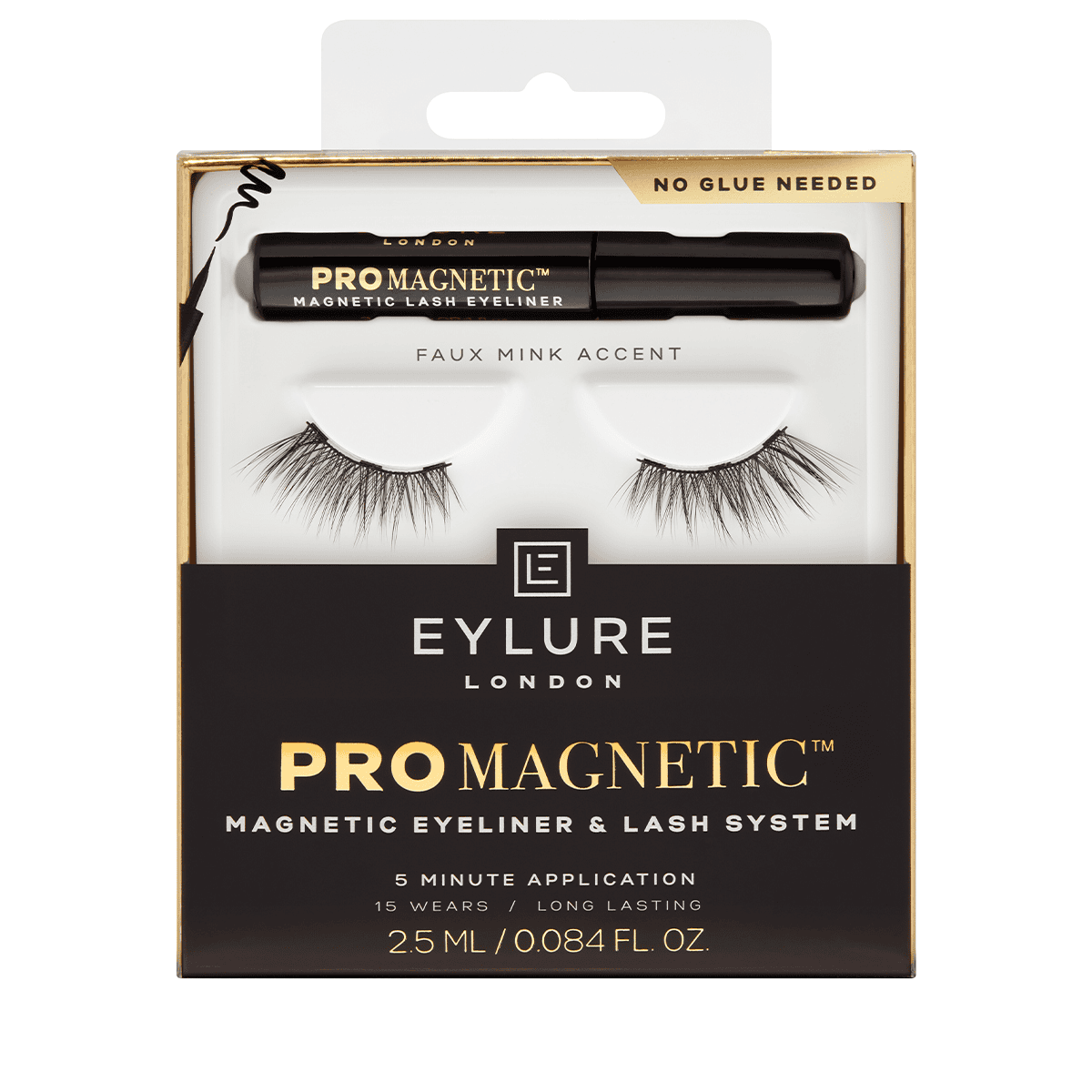 Sistema Pro Magnetic Eyeliner & Ciglia - Faux Mink Accent