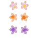 Fermagli Lotus - Rosa, Arancione, Lilla