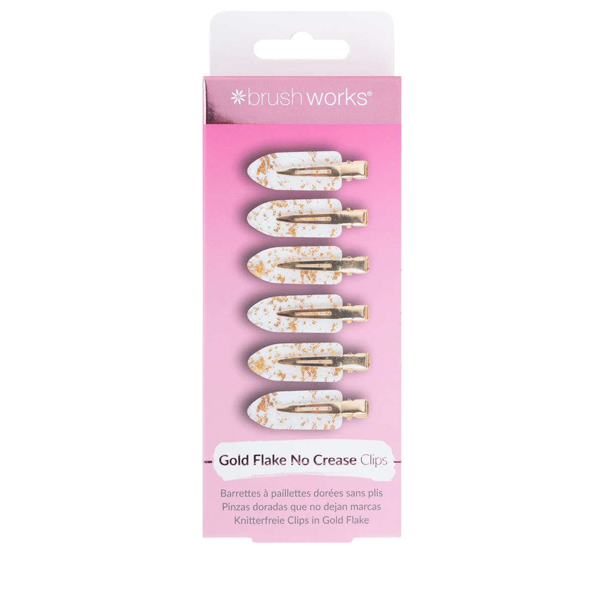 Gold Flake No Crease Clips