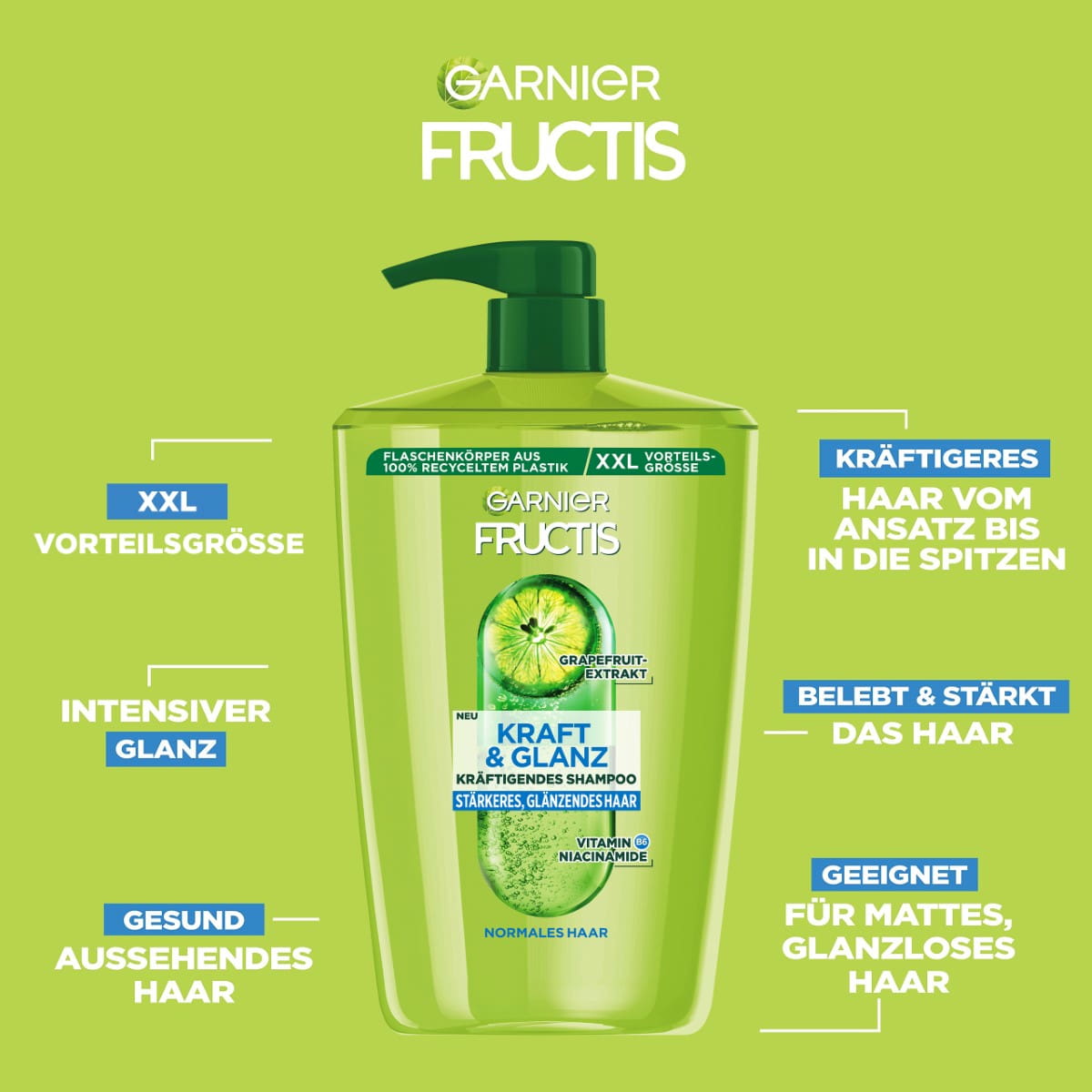 Kraft & Glanz kräftigendes Shampoo Grapefruitextrakt