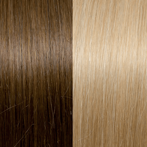 Full Head Extensions 50/55 cm - 12/DB2, Gold Blond Copper/Golden Light Blond