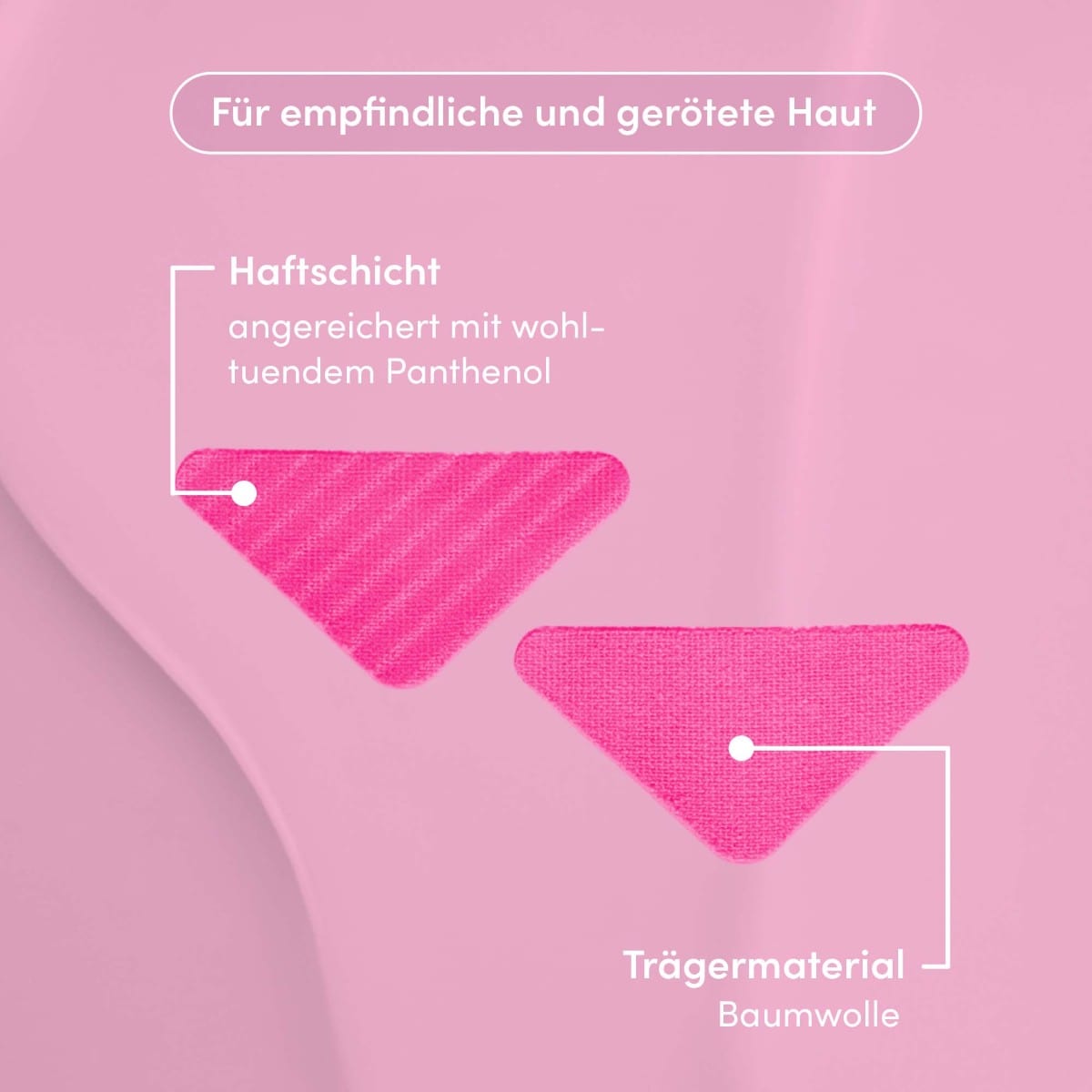 Gesicht Patches mit Panthenol