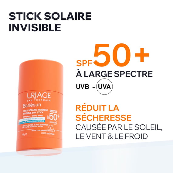 Stick solaire invisible SPF50+
