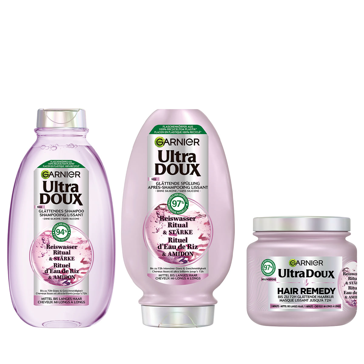 The must have trio for shiny hair