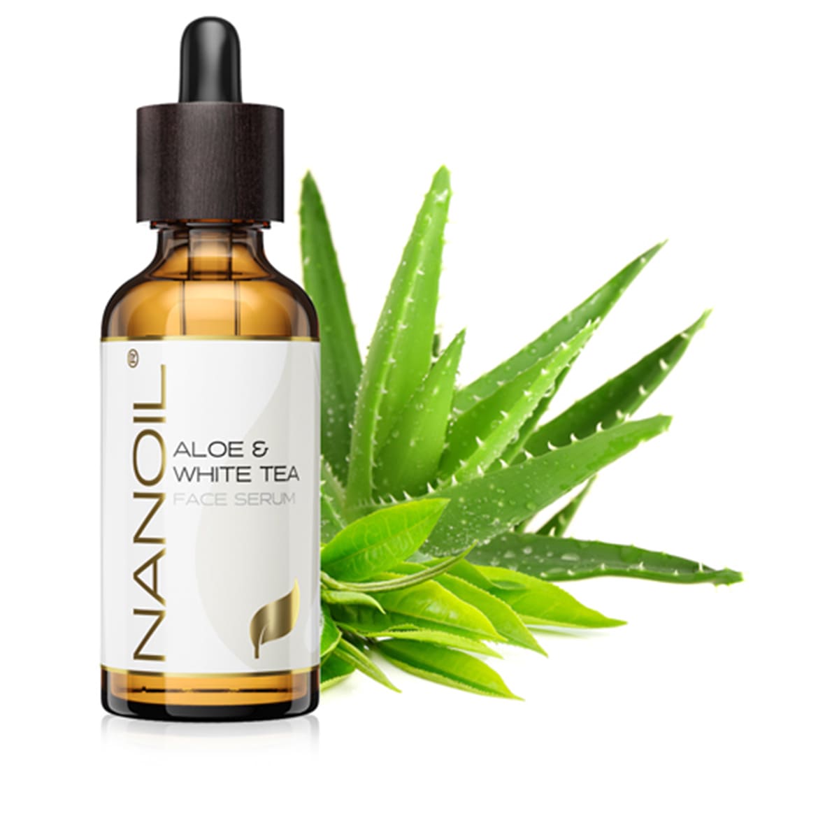 Gesichtsserum mit Aloe Vera und weissem Tee