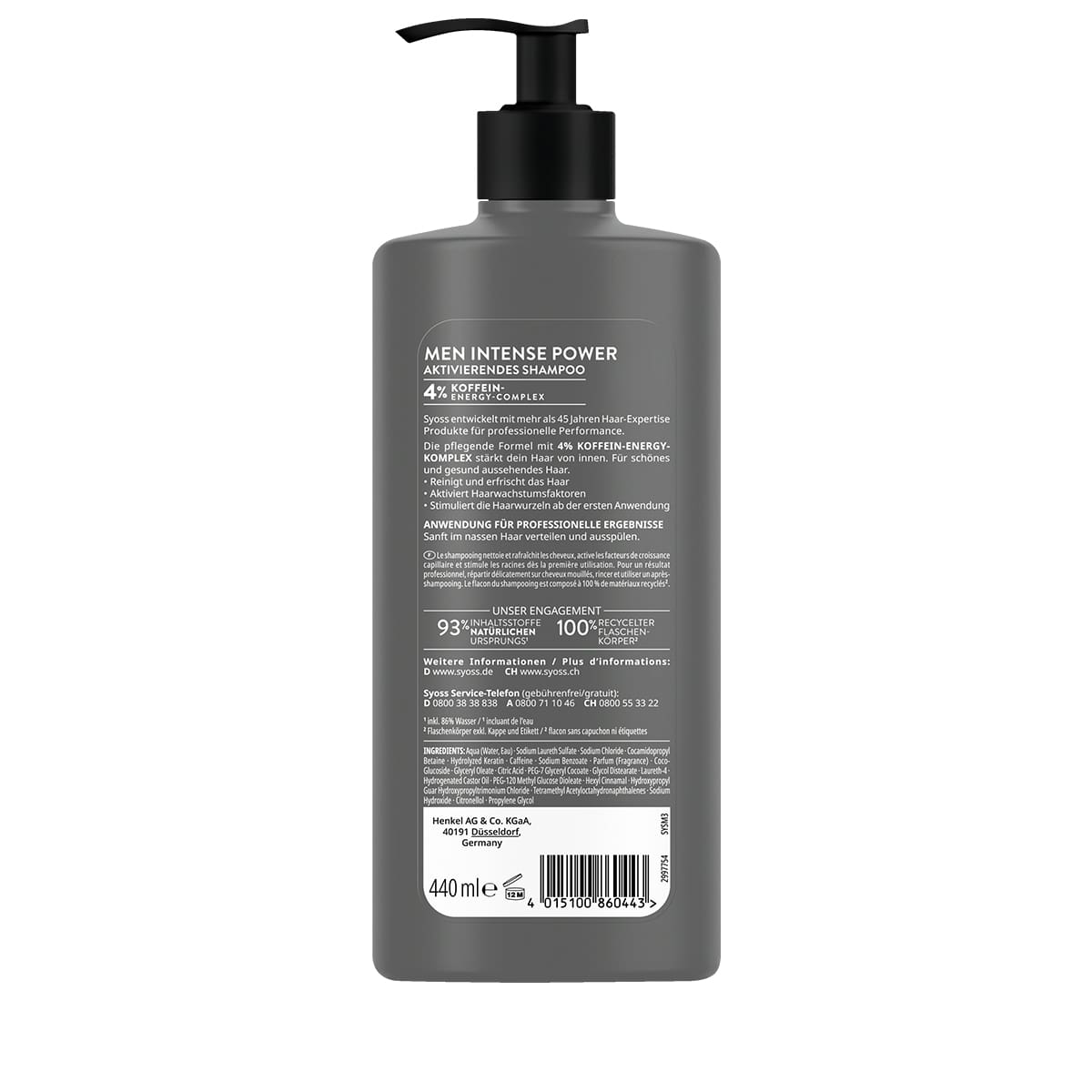 Shampoo Men Intense Power