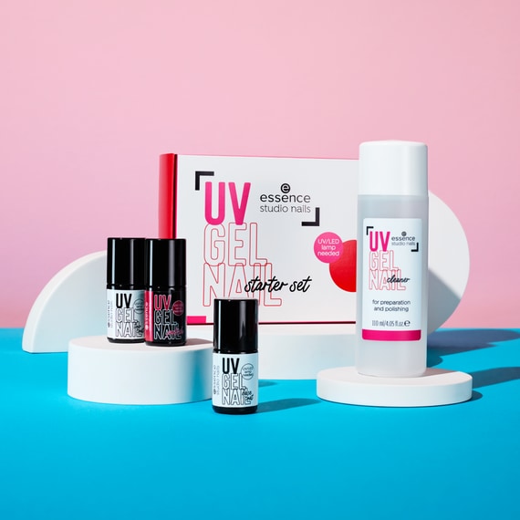 UV Gel Nail Starter Set - 01 Red
