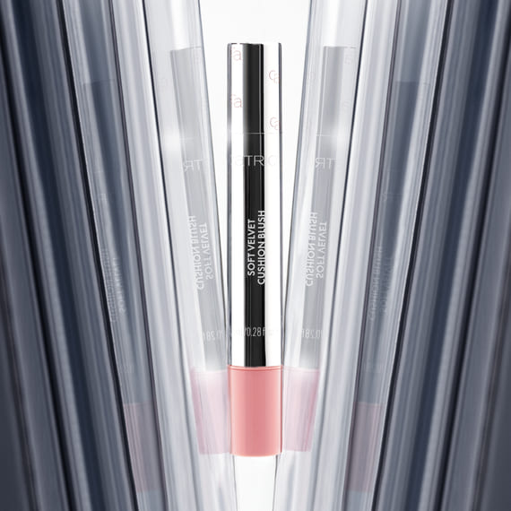 Soft Velvet Cushion Blush